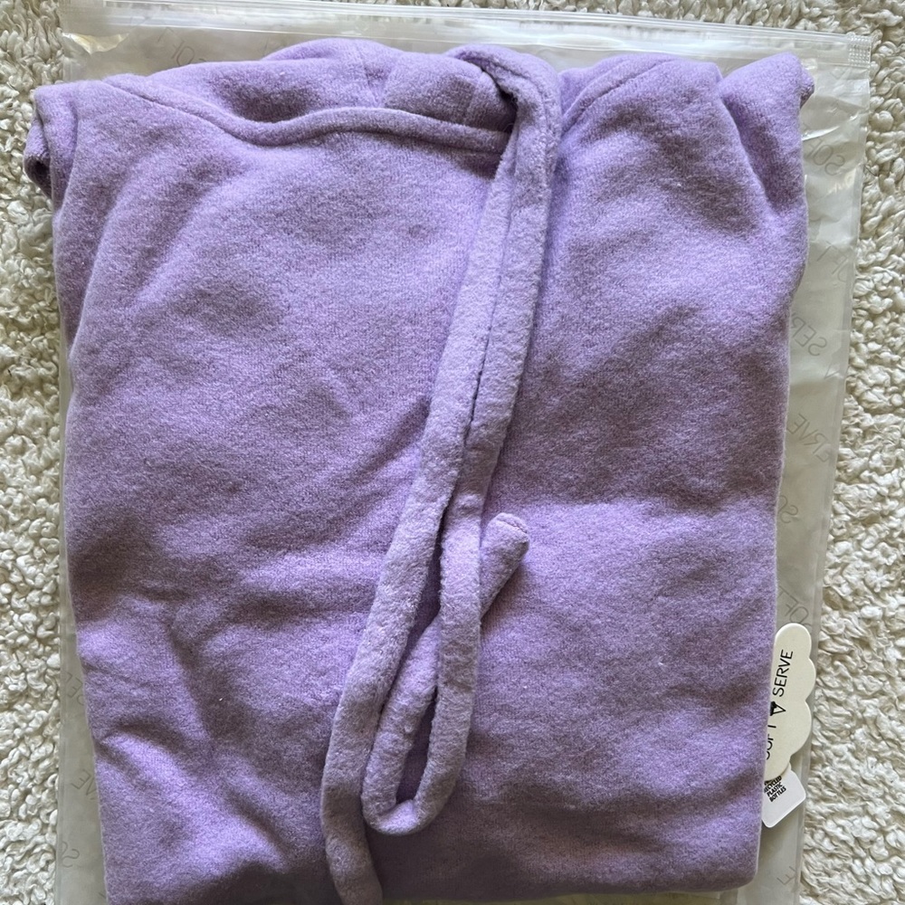 Soft Serve Clothing Cloud Cotton Hoodie - Electric Orchid